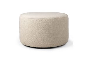 ETHNICRAFT BARROW POEF | OFF WHITE | 60D/60B/35H CM | 20157