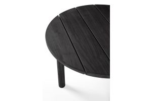 QUATRO OUTDOOR BIJZETTAFEL | TEAK ZWART | 59X59X38 CM | 10266