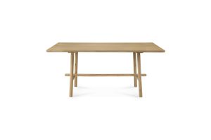 ETHNICRAFT OAK PROFILE DINING TABLE 180x100x76