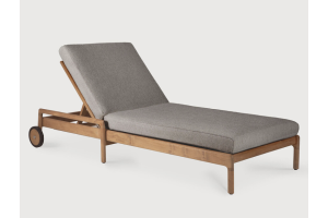 ETHNICRAFT JACK OUTDOOR VERSTELBAAR LIGBED | 84D/216B/34H CM MOCHA FABRIC| 10332