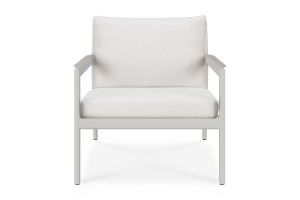 ETHNICRAFT JACK OUTDOOR LOUNGESTOEL ALUMINIUM OFF WHITE | 89D/74B/74H | 60150
