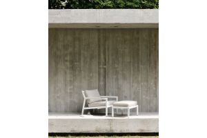 ETHNICRAFT JACK OUTDOOR LOUNGESTOEL ALUMINIUM OFF WHITE | 89D/74B/74H | 60150