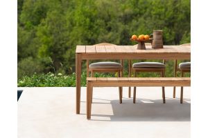 ETHNICRAFT BOK OUTDOOR BANK TEAK | 35D/137B/46H | 10205