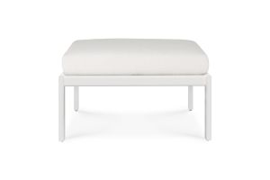 ETHNICRAFT JACK OUTDOOR VOETBANK ALUMINIUM OFF WHI