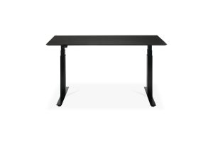 ETHNICRAFT BOK VERSTELBAAR TAFEL OAK BLACK 70D/140B/64H | 26169