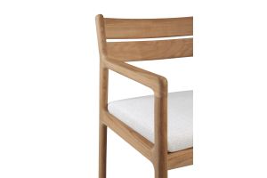 ETHNICRAFT JACK OUTDOOR STOEL TEAK OFF WHITE 