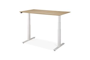 ETHNICRAFT BOK VERSTELBAAR BUREAU EIKEN WIT | 70D/140B/64H | 26107