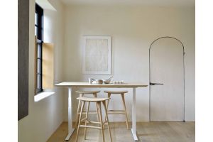 ETHNICRAFT BOK VERSTELBAAR BUREAU EIKEN WIT | 70D/140B/64H | 26107