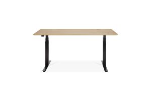 ETHNICRAFT BOK VERSTELBAAR BUREAU EIKEN ZWART| 70D/140B/64H | 26110