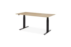 ETHNICRAFT BOK VERSTELBAAR BUREAU EIKEN ZWART| 70D/140B/64H | 26110