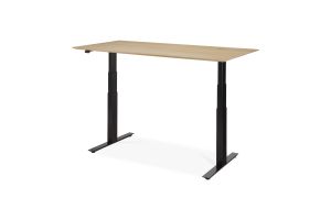 ETHNICRAFT BOK VERSTELBAAR BUREAU EIKEN ZWART| 70D/140B/64H | 26110