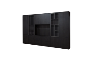 Wandkast eiken rustiek bestaand 230x377x40