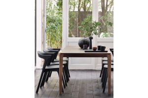 ETHNICRAFT VARNISHED TEAK BROWN BOK 240x100x76