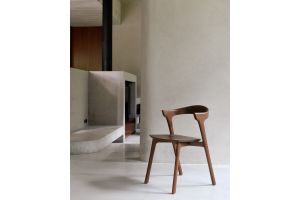 ETHNICRAFT BOK DINING CHAIR  VARNISHED TEAK BROWN 50x54x76