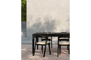 ETHNICRAFT TEAK BLACK BOK OUTDOOR 162X80