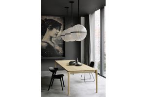 ETHNICRAFT OAK OIL BOK UITSCHUIFTAFEL 200-300x100x76