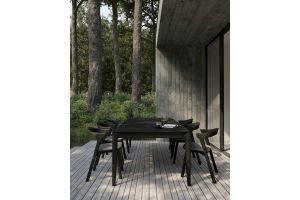 ETHNICRAFT TEAK BOK OUTDOOR BLACK 300X110 10279