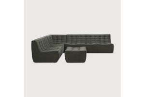 ETHNICRAFT N701 SOFA-1 SEATER-MOSS 80x91x76