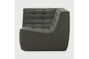 ETHNICRAFT N701 SOFA-CORNER-MOSS 91x91x76