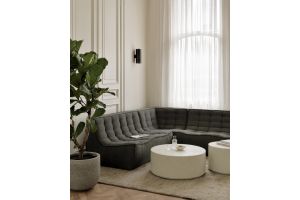 ETHNICRAFT N701 SOFA-CORNER-MOSS 91x91x76