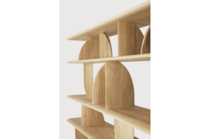 ETHNICRAFT GEOMETRIC RACK OAK 210x35x130 | 55015