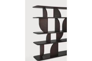 ETHNICRAFT GEOMETRIC RACK TEAK DARK BROWN 210x35x130 | 10496