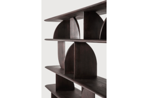 ETHNICRAFT GEOMETRIC RACK TEAK DARK BROWN 210x35x130 | 10496