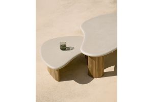 ETHNICRAFT BOOMERANG OUTDOOR COFFEE TABLE 126 x 74 x 40 11238 