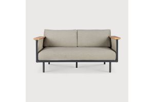 ETHNICRAFT Corbey outdoor sofa - black - Oyster