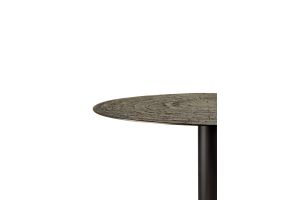 BLEND DINING TABLE RAY WHISKEY TOP DARK BRONZE BASE - round 70 x 70 x 76 25935 