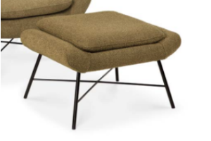 BARROW FOOTSTOOL - GINGER FABRIC 20178
60 x 45 x 38