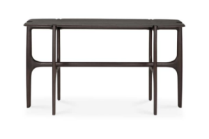 PI CONSOLE TEAK DARK BROWN 6 LEGS  140x42x78cm
140 x 42 x 78	