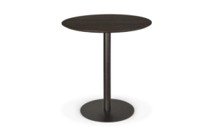 BLEND DINING TABLE VARNISHED OAK BROWN TOP BRONZE - BASE -70 x 70 x 76CM 51946