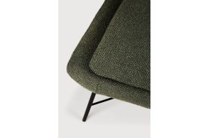 BARROW FOOTSTOOL - PINE GREEN FABRIC 60 x 45 x 38 20180