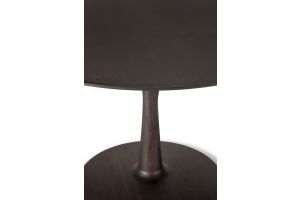 TORSION DINING TABLE - VARNISHED OAK - BROWN - ROUND 70 X 70 X 76 50023