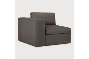 Mellow modular sofa Granite Eco fabric end seat R