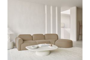 BULKY  SEMI CIRCLE LIGHT SEPIA 
95 x 95 x 40CM