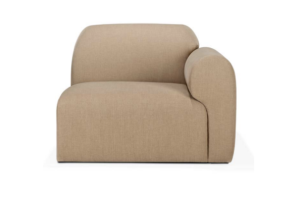 BULKY MODULAR SOFA END SEAT L LIGHT SEPIA
95 x 95 x 75CM