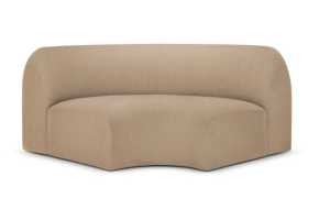 BULKY MODULAR SOFA ROUND CORNER LIGHT SEPIA
133 x 133 x 75CM