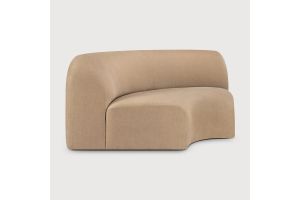 BULKY MODULAR SOFA ROUND CORNER LIGHT SEPIA
133 x 133 x 75CM