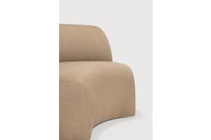BULKY MODULAR SOFA ROUND CORNER LIGHT SEPIA
133 x 133 x 75CM