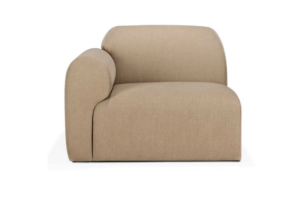 BULKY MODULAR SOFA END SEAT R LIGHT SEPIA
95 x 95 x 75CM