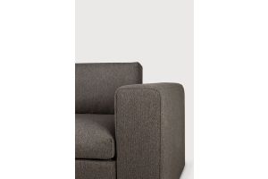 Mellow modular sofa Granite Eco fabric end seat L 
