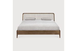 ETHNICRAFT TEAK SPINDLE BED ZONDER LATTENBODEM, WITHOUT SLATS  160 X 200 CM 14171