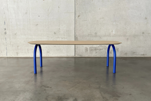 Tunnel eettafel notenhout | Seuren Tafels 