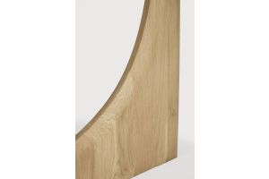 ETHNICRAFT TEAK GEOMETRIC DINING TABLE ROUND