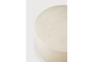 ELEMENTS COFFEE TABLE - VARNISHED MICROCEMENT - OFF WHITE - ROUND 60 x 60 x 37	26414