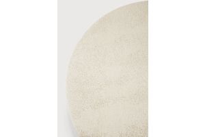 ELEMENTS COFFEE TABLE - VARNISHED MICROCEMENT - OFF WHITE - ROUND 60 x 60 x 37	26414