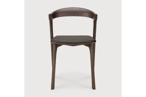 BOK DINING CHAIR - VARNISHED OAK - BROWN 