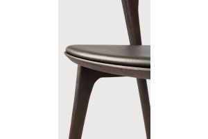 BOK DINING CHAIR - VARNISHED OAK - BROWN 